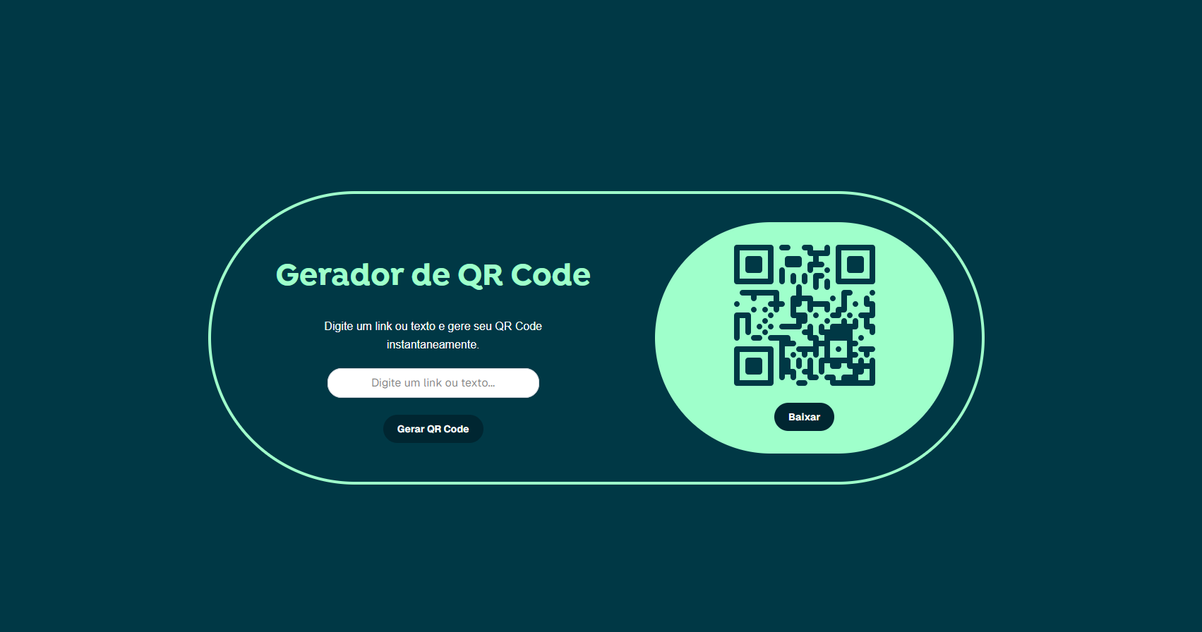 Gerador QR Code